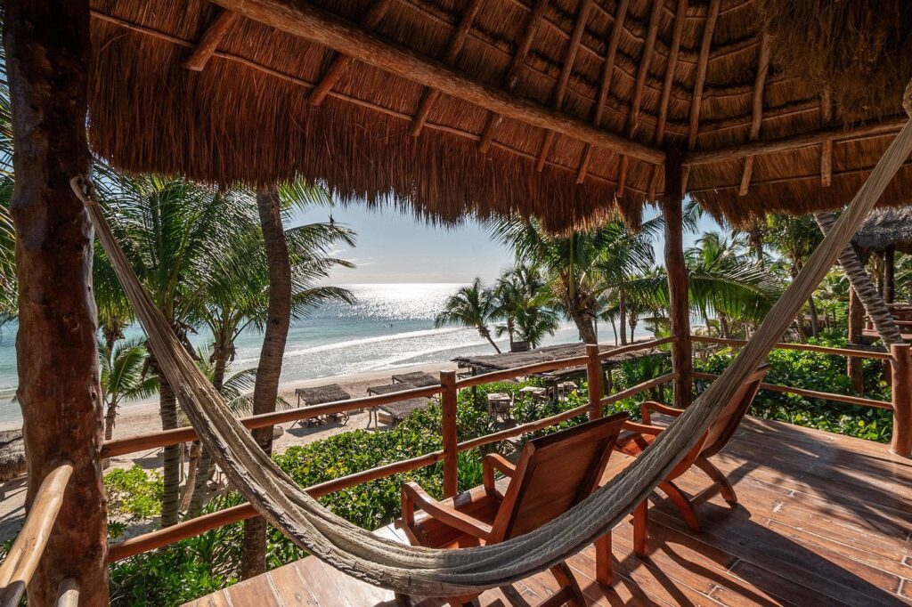 Encantada boutique beach hotel in Tulum