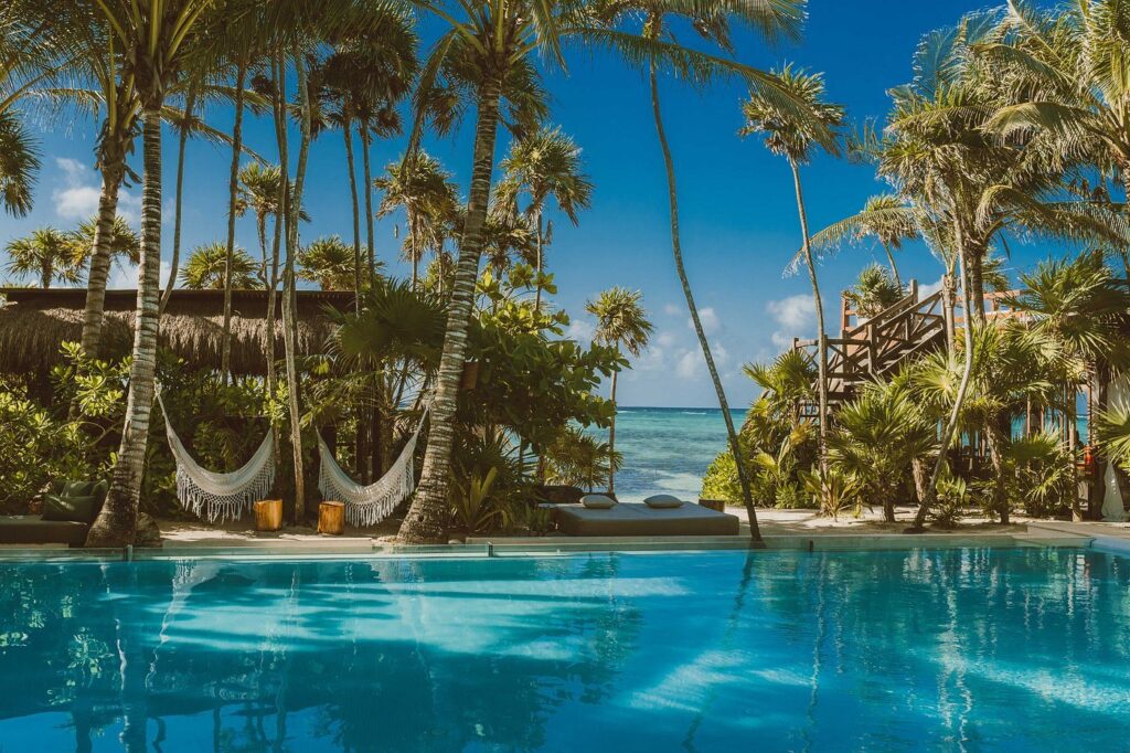 Jashita Hotel near Tulum on the Caribbean coast