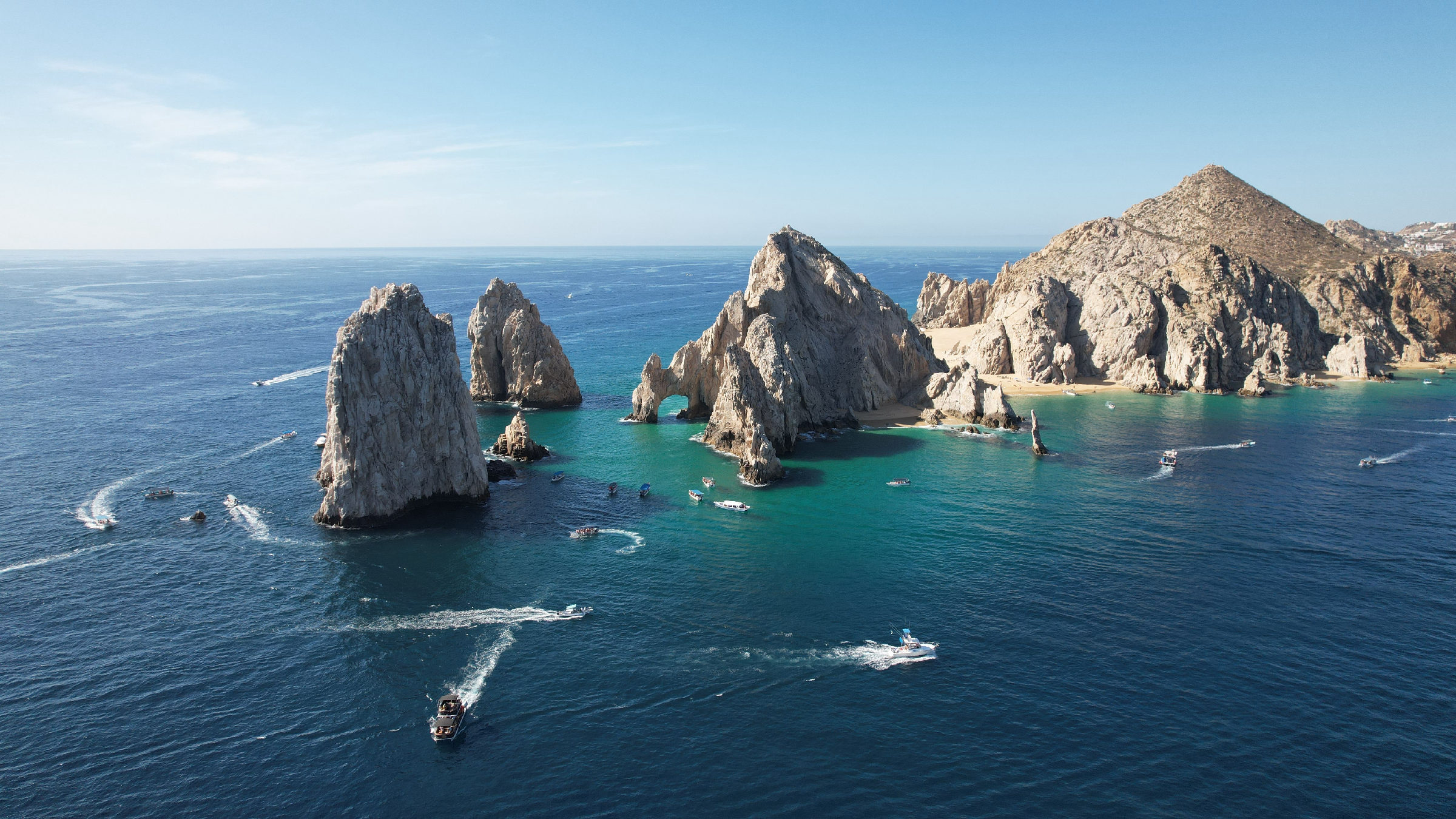 Cabo San Lucas Arch aerial view
