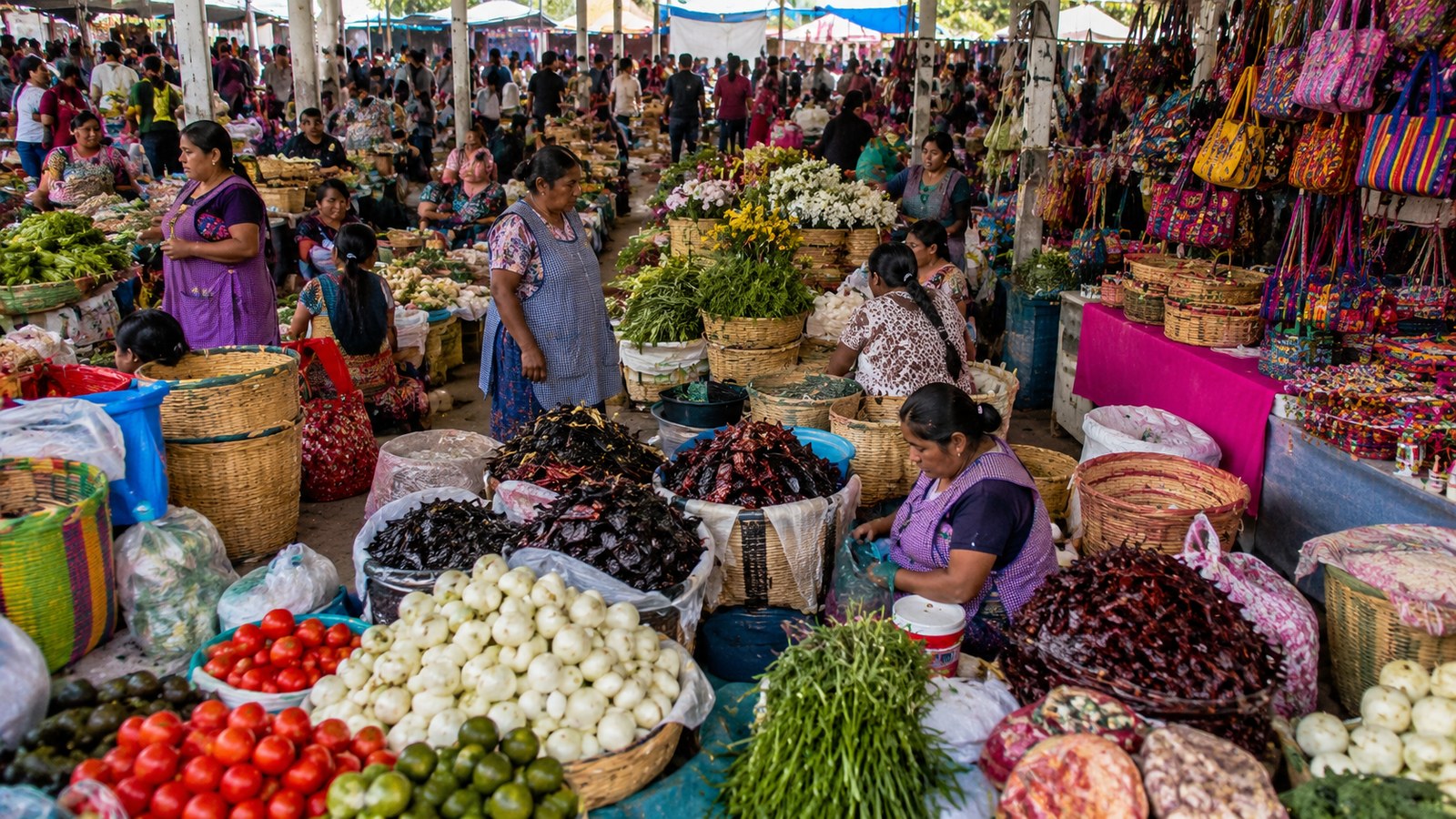 Tlacolula Sunday market near Oaxaca